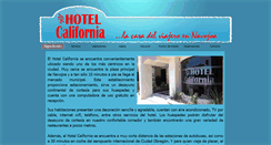 Desktop Screenshot of hotelcalifornianavojoa.com